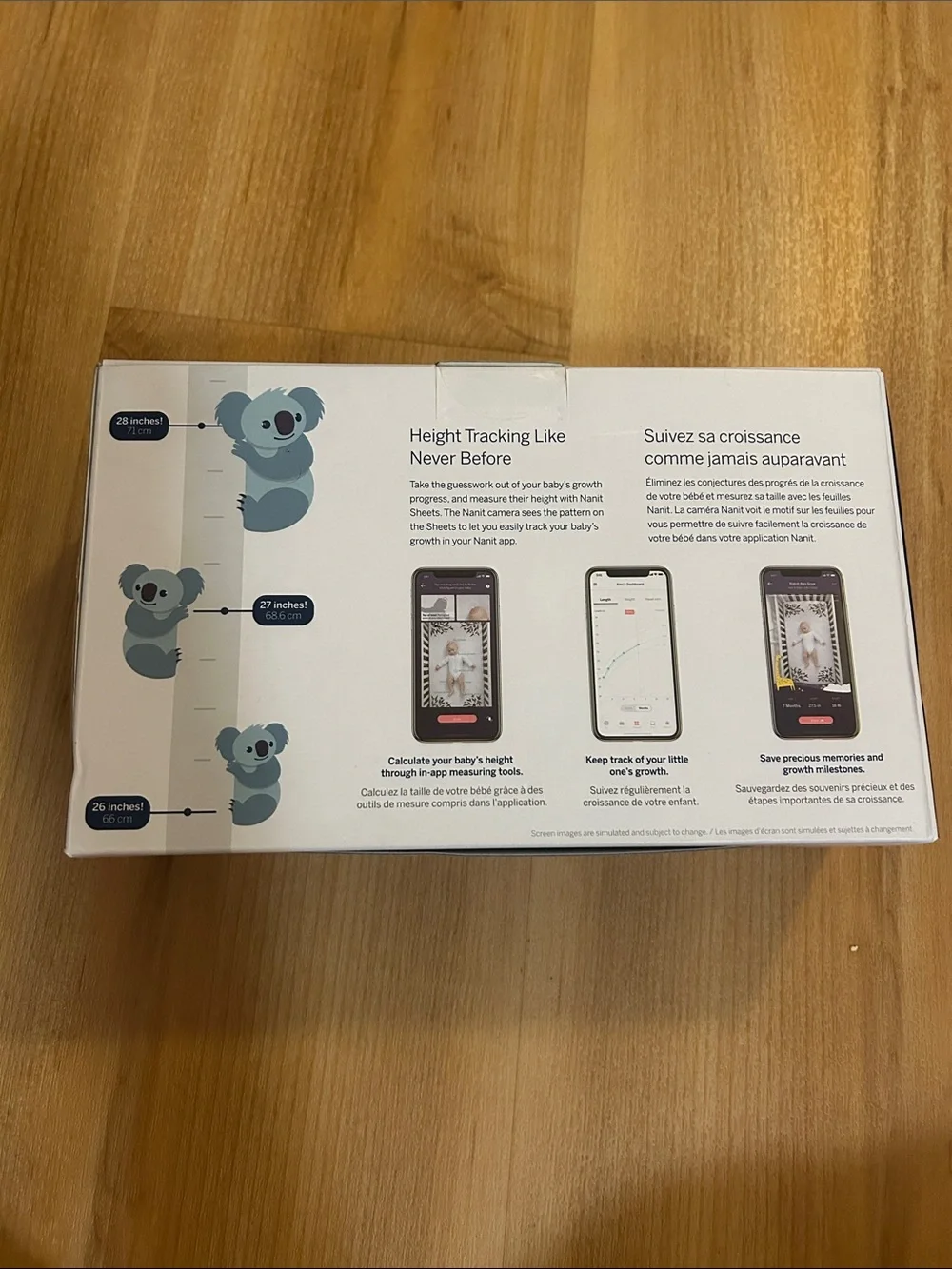 New Nanit Smart Sheets Crib Sheet - Koala Print